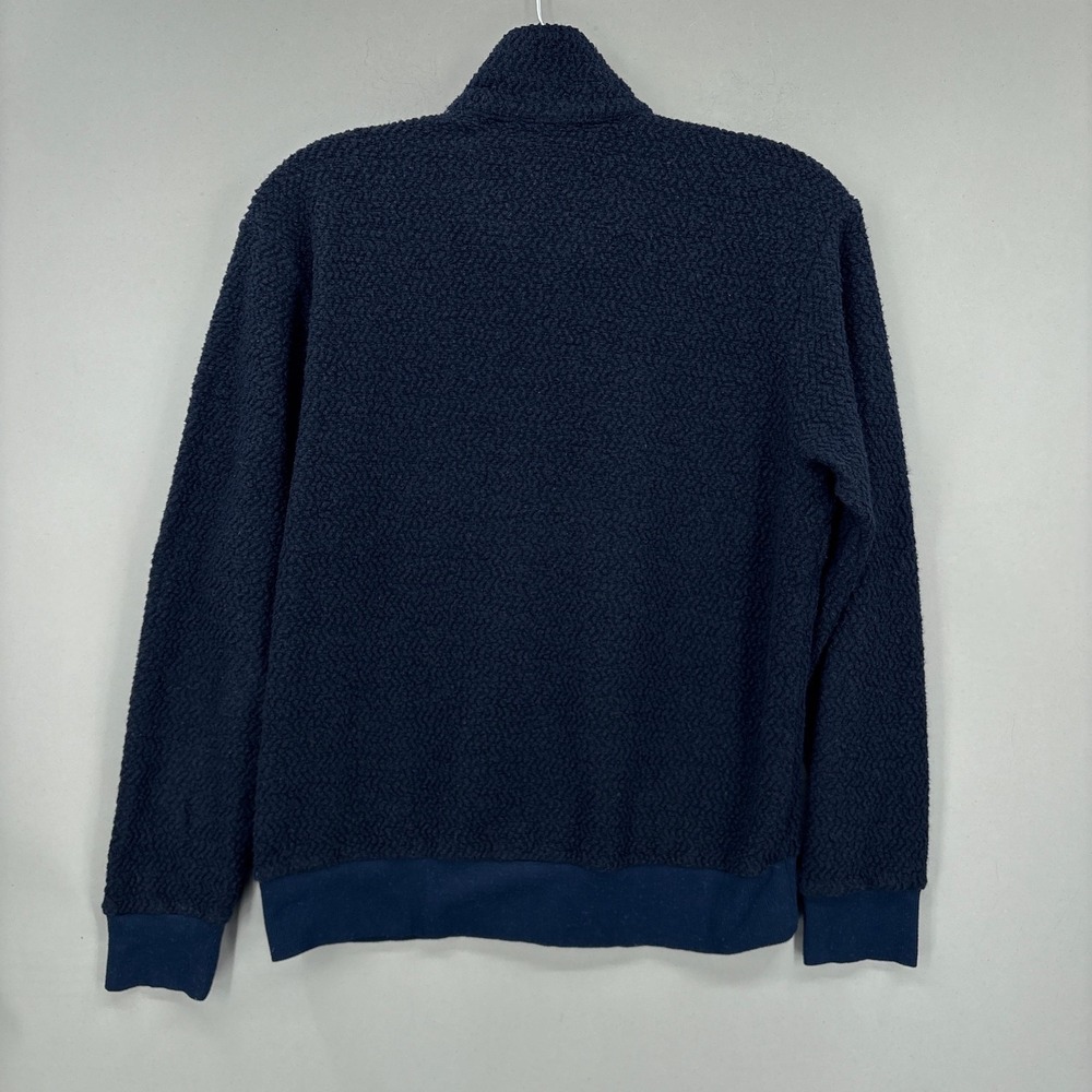 Patagonia Sweater Mens Medium Navy Blue Woolie Fleece 1/4 Zip Pullover Jacket‎ - Picture 10 of 11